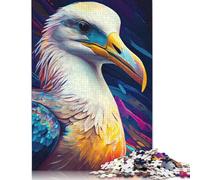 The Enduring Albatross Jigsaw Puzzles Puzzles for Adults Kids. 1000 Piece Impossible Challenge Toy Educational Game Home Decoration for Educational Games Gifts 1000pcs (75x50cm)