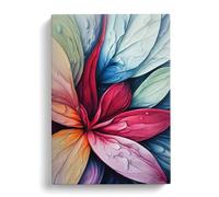 The Engaging Flower Canvas Print | Gallery Wrapped 30mm Frame Wall Art | 30x20 inches | Ready to Hang | Modern Floral Picture | Living Room Bedroom Lounge Office