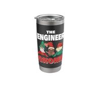 The Engineer Gnome Funny Engineer Christmas Stainless Steel Insulated Tumbler