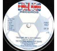The England World Cup Squad - This Time We'll Get It Right / England We'll Fly The Flag [7" Vinyl]