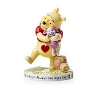 The English Ladies Co A HUG IS ALWAYS THE RIGHT SIZE WINNIE THE POOH AND PIGLET FIGURE