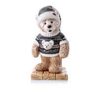 The English Ladies Co. CHARLIE BEARS CHRISTMAS JUMPER FIGURINE