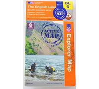 The English Lake District: SW AREA OS Explorer Active Map OL06