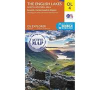 Ordnance Survey Explorer Active Map OL04 The English Lakes North West