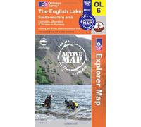 The English Lakes - South Western Area: Sheet OL06 (OS Explorer Map Active)