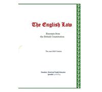 The English Law, 2024 Version