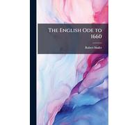 The English Ode to 1660