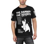 The English Punk Đam*ned Rock Band Mens T-Shirts Basics Mens Regular Crew Neck T-Shirt Novelty 3D Print Graphic tee Tops for Hiking Travel,M