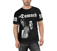 The English Punk Đam*ned Rock Band Mens T-Shirts Basics Mens Regular Crew Neck T-Shirt Novelty 3D Print Graphic tee Tops for Hiking Travel，3XL