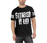 The English Punk Đam*ned Rock Band Mens T-Shirts Basics Mens Regular Crew Neck T-Shirt Novelty 3D Print Graphic tee Tops for Hiking Travel，XXL