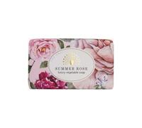 The English Soap Company 190g Summer Rose Luxury Vegetable Bar Soap