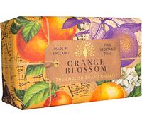The English Soap Company Anniversary Wrapped Soap Bar, Moisturising Shea Butter, Orange Blossom Scent 190g