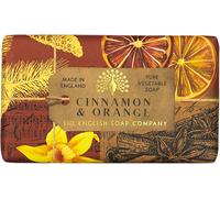 The English Soap Company Anniversary Wrapped Soap Bar, Cinnamon Scented Shea Bu