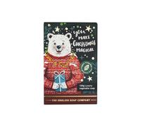 The English Soap Company Christmas Character Oval Mini Scented Soap - 100g | Vegan-Friendly | Enriched with Shea Butter | Plastic-Free Soap Gift | Made in England (Polar Bear)