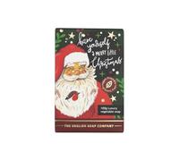The English Soap Company Christmas Character Oval Mini Scented Soap - 100g | Vegan-Friendly | Enriched with Shea Butter | Plastic-Free Soap | Made in England (Father Christmas)
