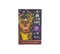 The English Soap Company Christmas Character Oval Mini Scented Soap - 100g | Vegan-Friendly | Enriched with Shea Butter | Plastic-Free Soap Gift | Made in England (Reindeer)