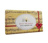 The English Soap Company Festive Soap Bar 190g Deck the Halls (Mulled Wine)