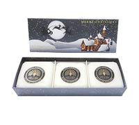 The English Soap Company, Gift Boxed Hand Soaps, Winter Village, 3 x 100g