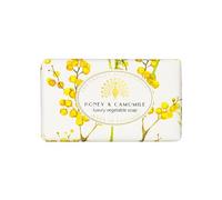 The English Soap Company Vintage Wrapped Soap, Cinnamon Scented Shea Butter Soap Bar, Moisturising for Body, Cinnamon and Orange Scent 190g