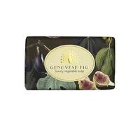 The English Soap Company Vintage Wrapped Soap, Genovese Fig Scented Shea Butter Soap Bar, Moisturising for Body, Genovese Fig Scent 190g