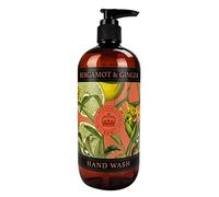 The English Soap Company Kew Gardens Hand Wash, Refreshing Botanical Wash with a Rich Lather, Enriched with Soothing Aloe Vera and Vitamin E, Bergamot and Ginger Scent 500ml