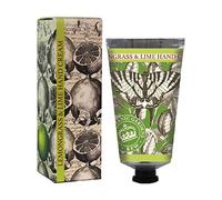 The English Soap Company Kew Gardens Lemongrass & Lime Hand Cream - Moisturising Hand Cream with Aloe Vera, Shea Butter & Beeswax - Fresh Citrus Scent, Cruelty-Free, Made in England - 75ml