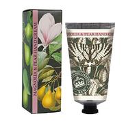 The English Soap Company Royal Botanical Gardens Kew Hand Cream, Pear Hand Cream, Moisturising Hand Cream for Men and Women, Magnolia and Pear Scent 75ml