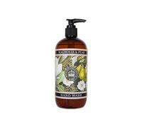 The English Soap Company Kew Gardens Hand Wash, Refreshing Botanical Wash with a Rich Lather, Enriched with Soothing Aloe Vera and Vitamin E, Magnolia and Pear Scent 500ml