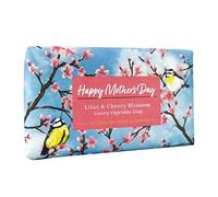The English Soap Company Lilac & Cherry Blossom Happy Mother's Day Soap Bar 190g