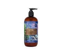 The English Soap Company Ocean Seaweed Hand and Body Wash - Anniversary Collection, Vegan Friendly with Aloe Vera & Vitamin E, Fresh Marine Fragrance, Recycled Bottle, Made in England - 500ml