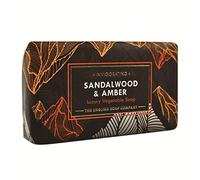 The English Soap Company Radiant Collection Invigorating Sandalwood & Amber Wrapped Soap Bar 190g