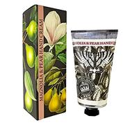 The English Soap Company Royal Botanical Gardens Kew Hand Cream, Pear Hand Cream, Moisturising Hand Cream for Men and Women, Magnolia and Pear Scent 75ml