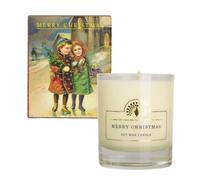 The English Soap Company Scented Candle - 170ml | Vegan-Friendly | 35-Hour Burn Time | 100% Cotton Wick | Glass Jar | Lovingly Made in England | Gift Box A White Christmas
