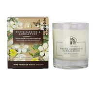 The English Soap Company Signature Scented Candle, White Jasmine and Sandalwood Scented Candle, 170mls