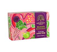 The English Soap Company Travel Size Rhubarb & Coconut Luxury Soap Bar 100g