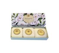 The English Soap Company Triple Gift Boxed Hand Soaps White Jasmine and Sandalwood 3 x 100g