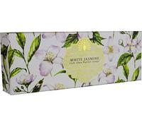 The English Soap Company Triple Gift Boxed Hand Soaps White Jasmine and Sandalwood 3 x 100g