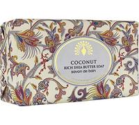 The English Soap Company Vintage Wrapped Shea Butter Soap Bar Coconut 190g