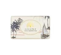 The English Soap Company Vintage Wrapped Shea Butter Soap Bar Coconut 190g