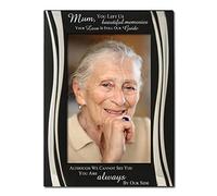 The Engraving Gallery Mum Bereavement Frame, Bereavement, Memorial, In Loving Memory Silver Plated Photo Frame, 4" x 6", Silver