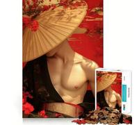 The Enigmatic Samurai 1000 Piece Jigsaw Puzzle for Teenagers Reason Skill Toy Stress Free Exact Cut Lovely Present (38x52cm)