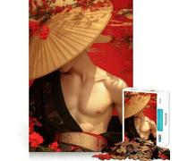 The Enigmatic Samurai Jigsaw Puzzles for Adults1000 Pieces Think Smart Toy Family Bond Accurate Cut Seasonal Gift (38x26cm)