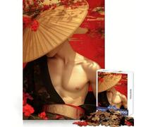 The Enigmatic Samurai Jigsaw Puzzles for Adults1000 Pieces Think Smart Toy Family Bond Accurate Cut Seasonal Gift (38x26cm)