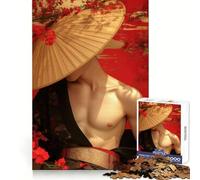 The Enigmatic Samurai Puzzles for Teenagers 1000 Pieces Think Smart Toy Soothing Play Smooth Cut Amazing Present (50x75cm)