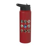 The Ennead Ancient Egypt Gods and Goddesses Stainless Steel Insulated Water Bottle