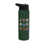 The Ennead Ancient Egypt Gods and Goddesses Stainless Steel Insulated Water Bottle