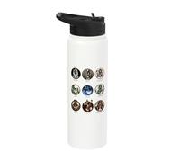 The Ennead Ancient Egypt Gods and Goddesses Stainless Steel Insulated Water Bottle