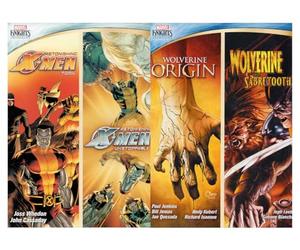 The Entire Team Marvel Knights Plus Bonus Wolverine Movies: Astonishing X-Men Torn/ Astonishing X-Men Unstoppable + Wolverine Origin/ Wolverine Versus Sabertooth (4 Movie DVD Bundle) Joss Whedon