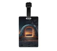 The Entrance to The Dream Luggage Tags Privacy Cover Travel Luggage ID Tags with, Bag, Backpack - Bright Colors Easy to Identify