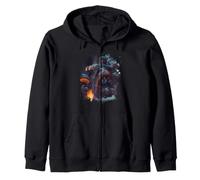 The epic fantasy motorcycle adventure Zip Hoodie